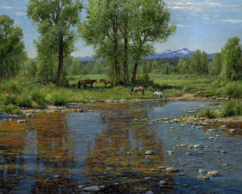 Robert-Peters "Waters of Summer" 40x50 oil- Private Collection