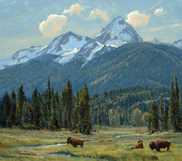 Robert Peters "Wyoming Treasures" 30x34 oil on linen - Private Collection