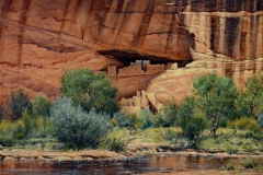 Robert Peters "Springtime, Canyon de Chelly" 24x38 oil - Sold, private collection