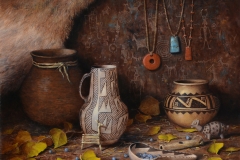 Robert Peters "Ancient Pueblo Life" 16x20 oil - available at Pitzer's Fine Art Robert Peters "Ancient Pueblo Life" 16x20 oil - available at Pitzer's Fine Art