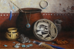 Robert Peters \"Ancestral Hues\" 16x20 oil - Private Collection