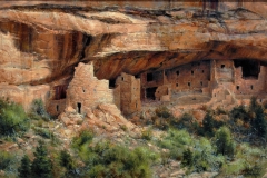 Robert Peters  "Ancient Empire, Mesa-Verde" 20x30 oil - Sold, private collection