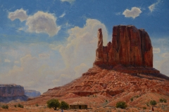 Robert Peters "Diné Bikéyah, The Peoples Land" 30x40 oil - Private Collection
