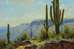 Robert Peters "Legends of the Hohokam" 40x32 oil - Sold, private collection