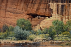 Robert Peters "Springtime, Canyon de Chelly" 24x38 oil - Sold, private collection