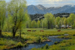 Robert Peters "Springtime Treasures" 30x50 - private collection Robert Peters "Springtime Treasures" 30x50 - private collection