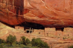 Robert Peters "Vanished Ways" 34x40 oil - Sold, Permanent Collection 2011 Phippen Museum