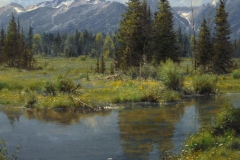 Robert Peters "Living Waters" 28x30 oil - Sold, private collection