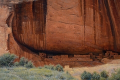 Robert Peters "Secrets in Stone" 22x28 oil - Sold, private collection