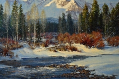 Robert Peters "Song of March" 28x30 oil - Sold, private collection