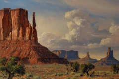Robert Peters "The American Southwest" 30x40 oil - Sold, Permanent Collection Booth Museum
