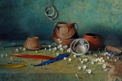 Robert Peters "Traversing Time" 18x28 oil - Sold, private collection