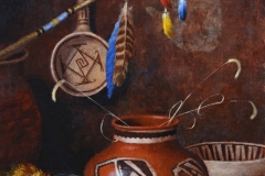 Robert Peters "Promise of the Prayer Stick" 20x16 oil - Private Collection