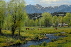 Robert Peters "Springtime Treasures" 30x50 - private collection
