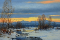 Robert Peters "The Twilight Hour" 18x26 oil on linen - private collection    private-collection