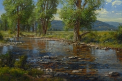Robert-Peters  "Wandering Shallows" 36x56 oil - private collection